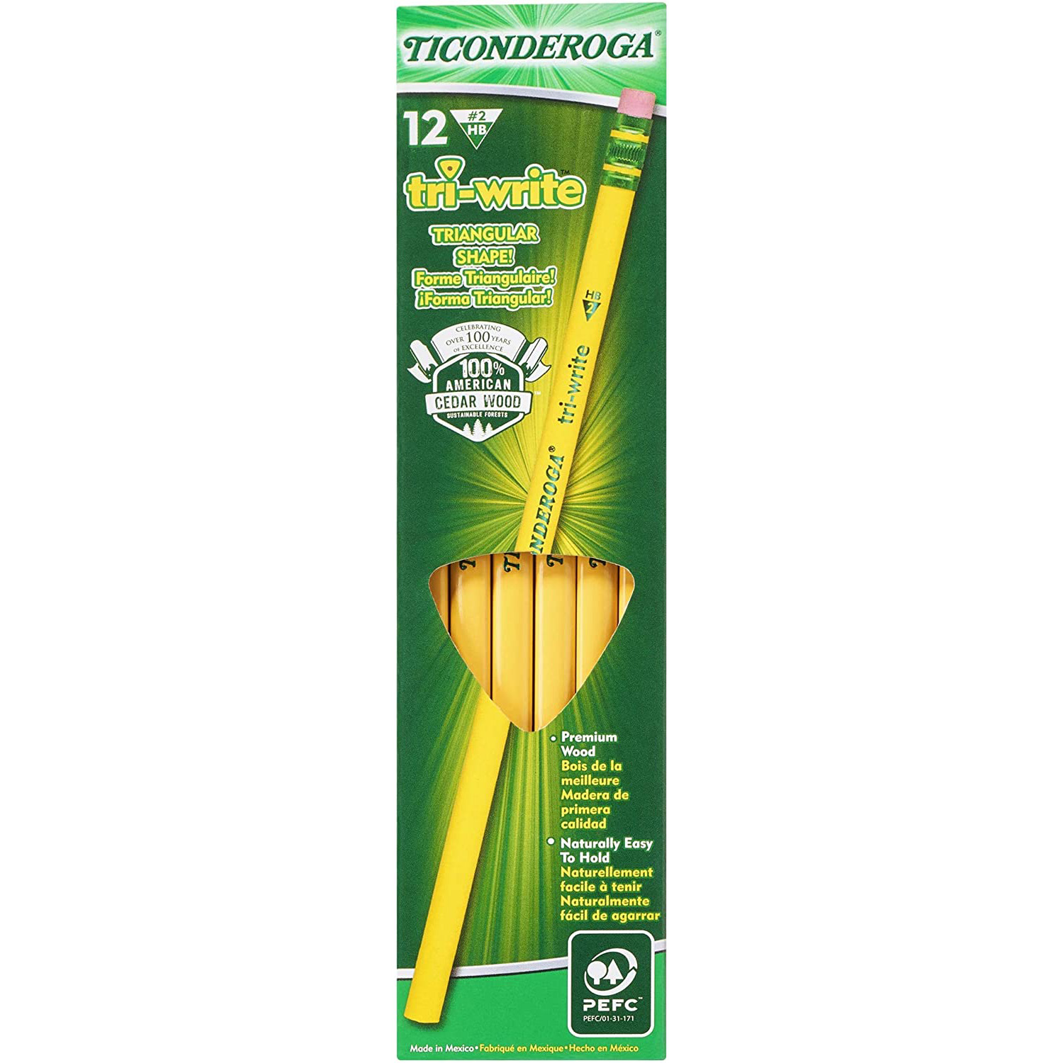 Dixon Ticonderoga HB #2 - Tri-Write Pencil